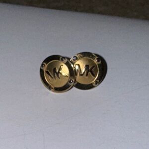 Michael Kors Gold Logo Stud Earrings